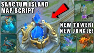 Real Sanctum Island Map Script | New Jungle and New Tower | New Mobile Legends Map Script | MLBB