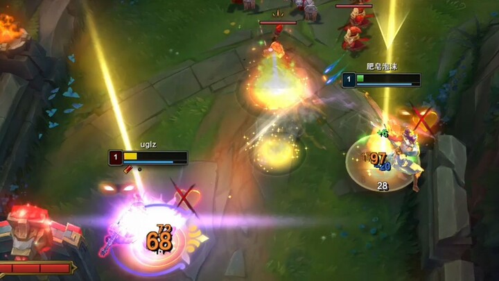 In-game, I can land four hits in a second, but it still can’t compare to someone’s single auto-attac