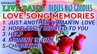 LIVE BAND || LOVE SONG MEMORIES MEDLEY | OLDIES BUT GOODIES