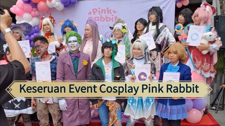 Keseruan Event Cosplay Pink Rabbit