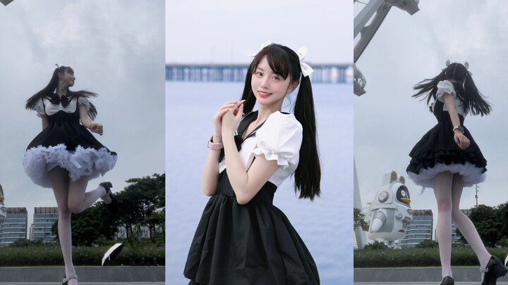【小诗】这么可爱真是抱歉！❤️（*/∇＼*）海边宅舞