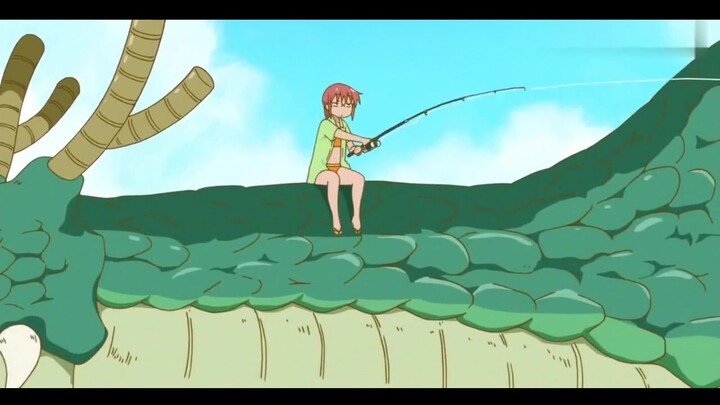 Xiaolin's Dragon Maid: Let me ride you for a while, with a confused look on your face?