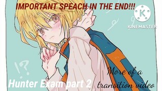 Important message in the end!!! Hunter Exam part 2💕 | Hunter x hunter ASMR