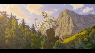 【Berserk】Guts running in the sunset