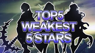 5 Weakest 5 Star Units In Epic Seven - My Picks