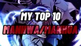 My Top 10 loved and Manhwa/Manhua recommendations ୧⍤⃝❤