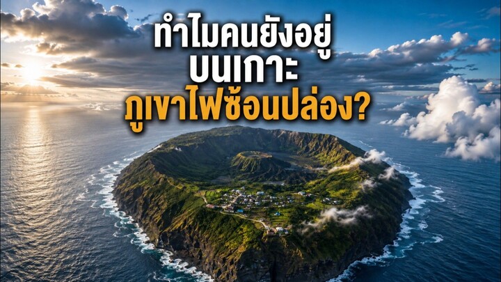 ทำไมคนยังอยู่บนเกาะภูเขาไฟซ้อนปล่อง?