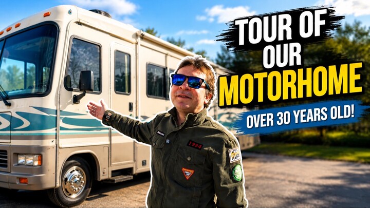 30-Year-Old Motorhome Tour! 🚌 | Full Tour of Our 1996 RV