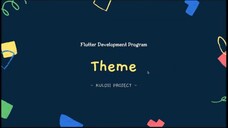 FLUTTER 27 Theme (Tutorial Flutter Bahasa Indonesia) - YouTube