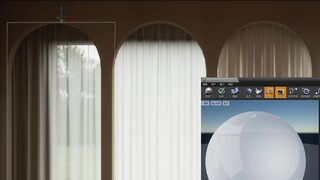 UE4 Tutorial | Have you learned the curtain gauze production process? ! | Curtain gauze material bal
