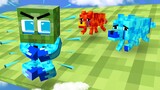 Monster School : Family Baby Zombie ICE War Fire Herobrine Demon? - Sad Story - Minecraft Animation