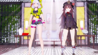 【MMD/琪亚娜&胡桃】Summer time ！