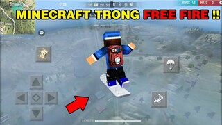 Khi Mình Sử Dụng Các Loại Vũ Khí Hiện Đại FREE FIRE Để Đánh Warden Trong MINECRAFT ???