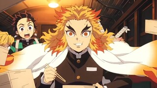 Rengoku dan yang lainnya terkena teknik iblis darah Nightmare. Kali ini, berkat Nezuko,