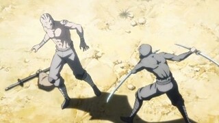 After the man failed in his sneak attack on the witch, he began to practice hard. In order to avenge