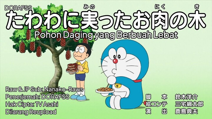Doraemon Sub Indo Terbaru 891 AB: Pohon Daging yang Berbuah Lebat & Pelat Elevator