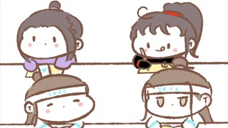 【The Grandmaster of Demonic Cultivation|Wangxian|Xicheng】Studying in the Cloud Recesses