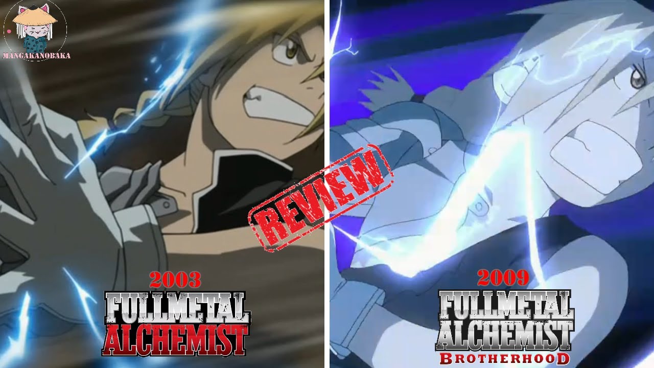 Fullmetal Alchemist 2003 VS Brotherhood VS FMA Manga (New Series) 