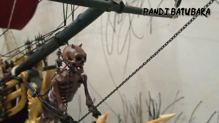 QUEEN ANNE'S REVENGE SHIP HANDMADE