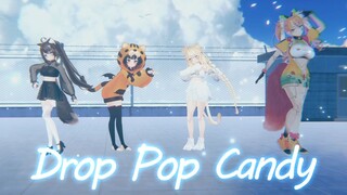 【VRChatMMD】Cute Four-Player Drop Pop Candy