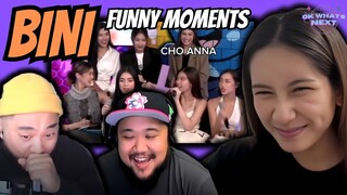 THEY'RE HILARIOUS! BINI - FUNNY MOMENTS - REACTION
