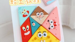 SpongeBob SquarePants Happy Bikini Castle | แทนแกรมแม่เหล็ก | สอนปั้นดินเหนียว