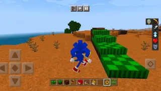 Sonic The Hedgehog ADDON in Minecraft PE