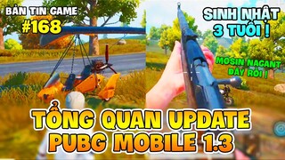 TỔNG QUAN PUBG MOBILE UPDATE 1.3: SÚNG MỚI MOSIN NAGANT, MOTOR GLIDER MỪNG SINH NHẬT 3 TUỔI !