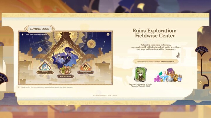 Version 'Luna II'- 'An Elegy for Faded Moonlight' Events Overview