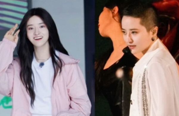 Tidak ada yang bilang sama aku kalau Jiang Yiqiao dengan rambut panjang terlihat begitu lembut dan m