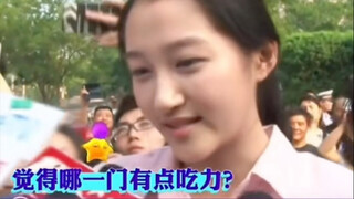 This lady's words really make you feel like she's been through the Gaokao herself! It's no wonder sh