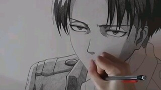 [Apakah lukisan tangan sangat sulit] Attack on Titan - Levi Ackerman