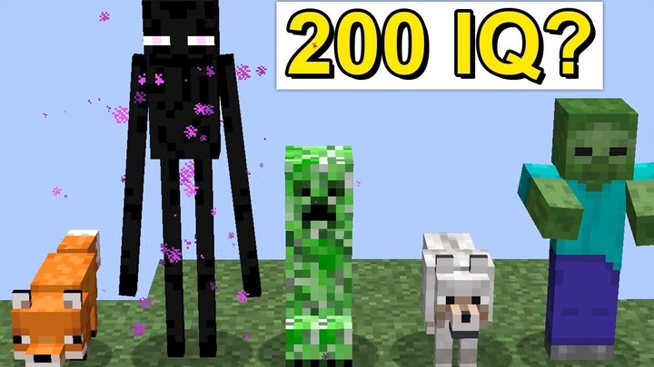 ฉันทดสอบระดับ IQ ของ Minecraft Mobs แล้ว!
