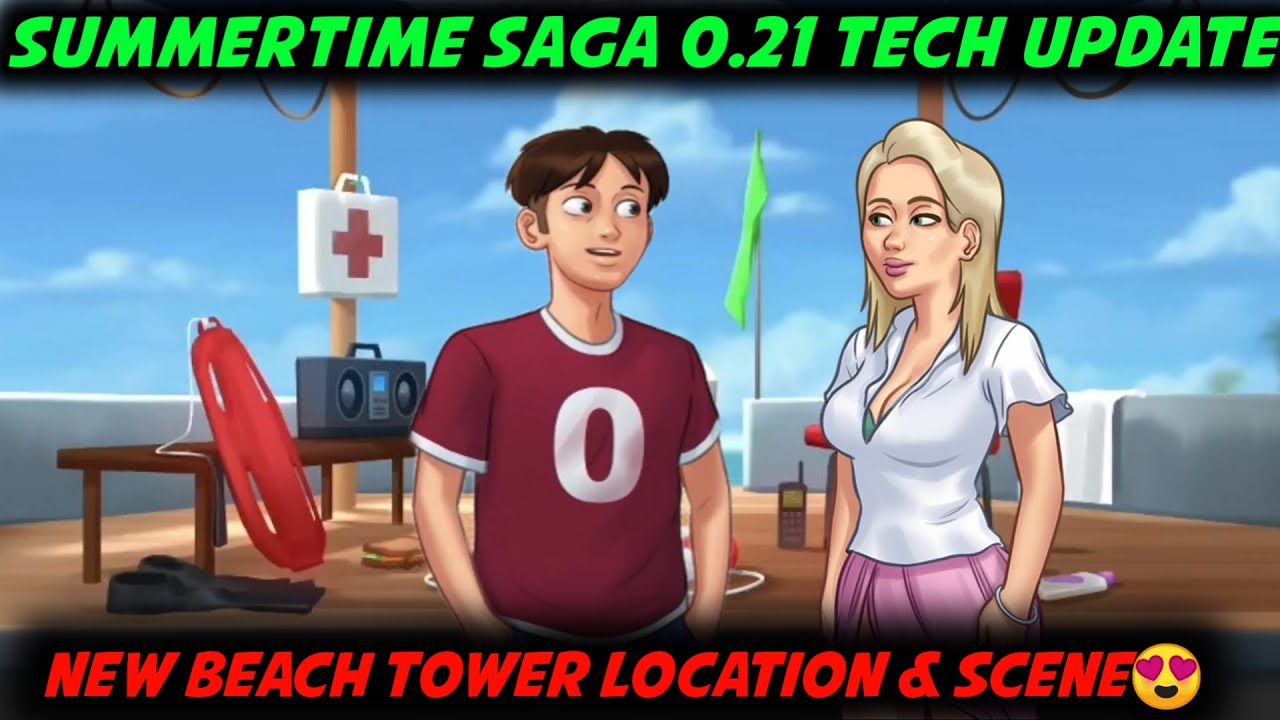 SUMMERTIME SAGA 0.21 NEW TECH UPDATE RELEASE DATE 🔥 NEW BEACH TOWER REWORK  & NEW LOCATIONS - BiliBili