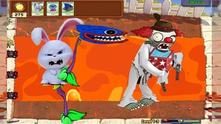 Plant vs Zombies✔️ rabbit war LAVA MODE - PVZ funny moments 2022🅿73