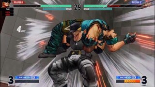 KOF15　最強クラーク　投げの極み　隙を見逃さずに投げコンボ