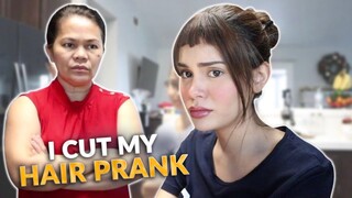 I CUT MY HAIR PRANK!  | IVANA ALAWI