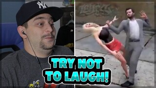 Try not to laugh CHALLENGE 40 - by AdikTheOne REACTION!