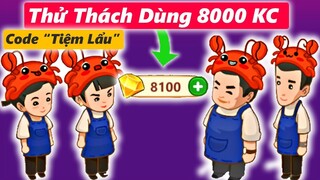 TIỆM LẨU HẠNH PHÚC| THỬ THÁCH DÙNG 8000 KC | mY HOTPOT STORY