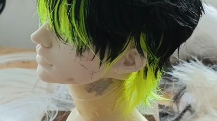 【Trưng bày tóc giả BJD】Màu huỳnh quang