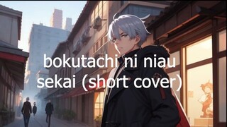 bokutachi ni niau sekai (short cover)