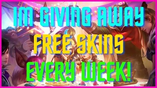 MOBILE LEGENDS FREE SKIN GIVEAWAY | FREE SKIN GIVEAWAY MOBILE LEGENDS OCTOBER 2021