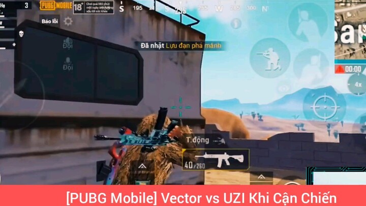 Vector vs UZI khi cận chiến