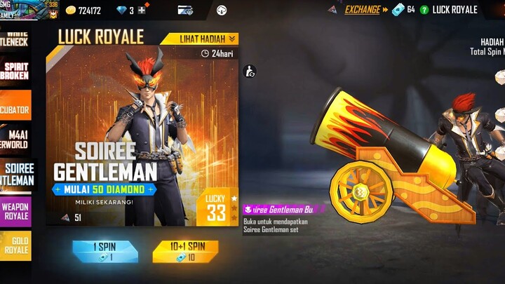 SPIN DM ROYAL SOIREE GENTLEMAN TERBARU APAKAH HOKI?