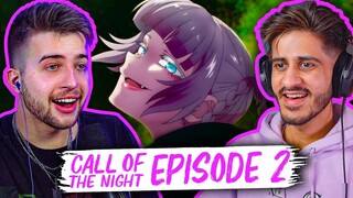 THIS ANIME IS A VIBE!! Call of the Night Episode 2 REACTION | Group Reaction