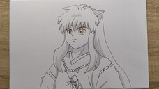 Cara Menggambar Inuyasha