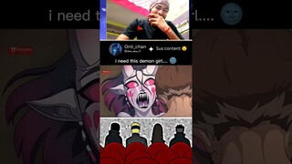 Naruto squad reaction on demon girl😁😁😁