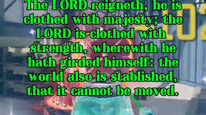 #Psalm 93:1-5 Mightier than the thunders of many waters, mightier than the waves of the sea—the Lord