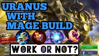 Uranus best mage build & gameplay mobile legends 2019 ml