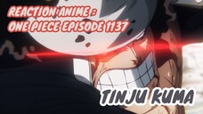 0728RECTION ANIME : ONE PIECE EPISODE 1137 || Tinju Kuma